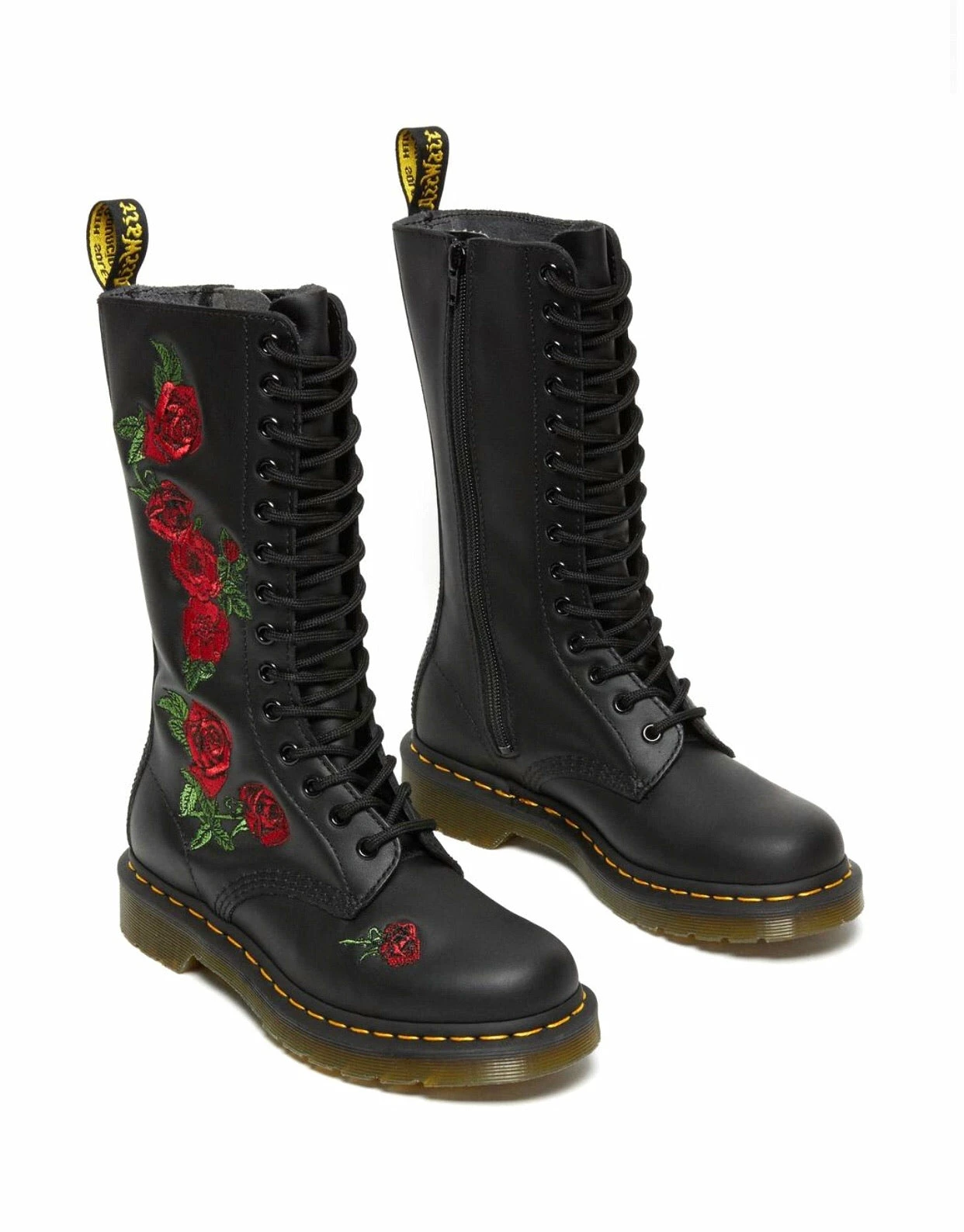 Dr. Martens Boots Dr. Martens 1914 Vonda Black Softy T 14 Eyelet Boot 2 Dr. Martens Boots Dr. Martens 1914 Vonda Black Softy T 14 Eyelet Boot - Image 2
