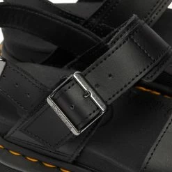 Dr. Martens Shoes Dr. Martens Voss Black Hydro Leather Yellow Stitch Sandal -El Naturalista store image 61c0d6fc c266 4dfa b0ad 7fcf95ad92cb 2048x