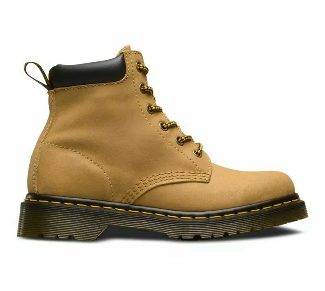 Dr. Martens Boots Dr. Martens 939 Tan Brun Clair Greasy Suede 6 Eyelet Ankle Boot 2 Dr. Martens Boots Dr. Martens 939 Tan Brun Clair Greasy Suede 6 Eyelet Ankle Boot - Image 2