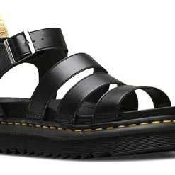 Dr. Martens Shoes Dr. Martens Blaire Vegan Chunky Black Sandal Buckle 3 Strap -El Naturalista store image 64c8250b 4c7f 4e13 808f f001e51bddc9 2048x