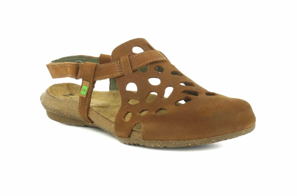 El Naturalista Ladies Shoes El Naturalista 5063 Wood Flats Sandals Made In Spain 4 El Naturalista Ladies Shoes El Naturalista 5063 Wood Flats Sandals Made In Spain - Image 4