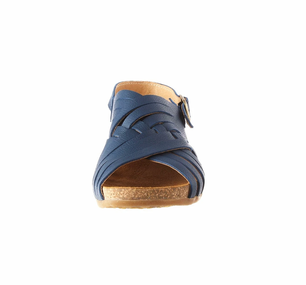 El Naturalista Ladies Shoes El Naturalista 5246 Zumaia Ocean Blue Natural Grain Sandals Made In Spain 2 El Naturalista Ladies Shoes El Naturalista 5246 Zumaia Ocean Blue Natural Grain Sandals Made In Spain - Image 2