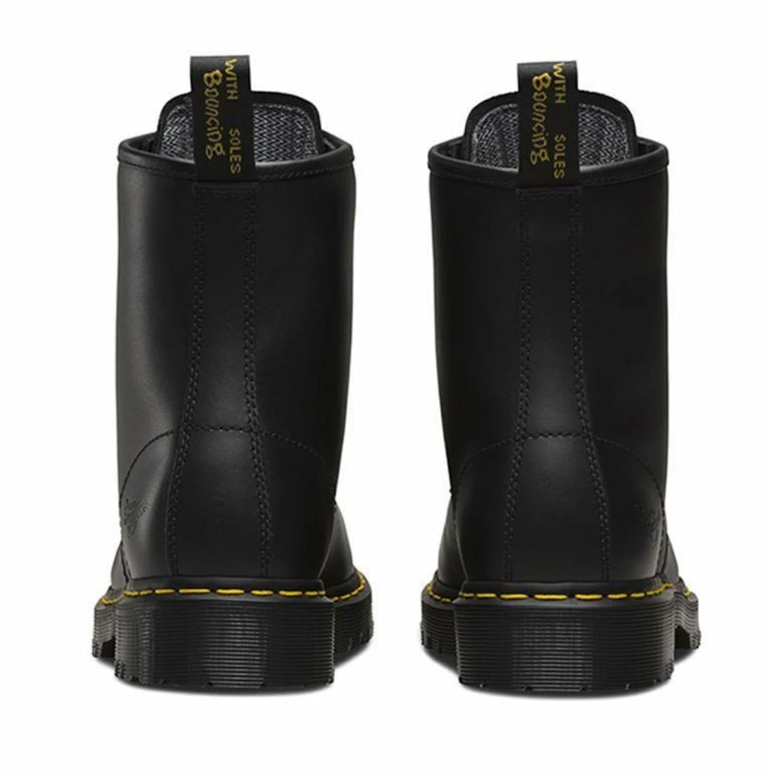 Dr. Martens Boots Dr. Martens Black Icon Steel Toe Fine Haircell Ankle 7 Eyelet Boot 6 Dr. Martens Boots Dr. Martens Black Icon Steel Toe Fine Haircell Ankle 7 Eyelet Boot - Image 6