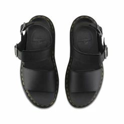 Dr. Martens Shoes Dr. Martens Voss Black Hydro Leather Yellow Stitch Sandal -El Naturalista store image 69943e2c bbc2 40b0 8e64 16c797b2144c 2048x