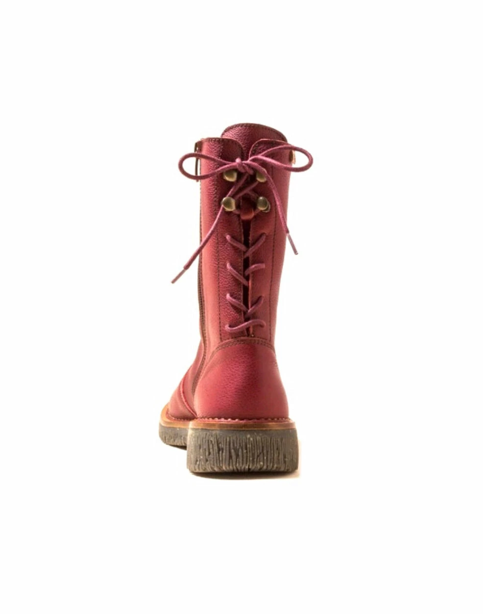 El Naturalista Ladies Boots El Naturalista 5577 Cereza Red Volcano Zip Lace Up Boots Made In Spain 2 El Naturalista Ladies Boots El Naturalista 5577 Cereza Red Volcano Zip Lace Up Boots Made In Spain - Image 2