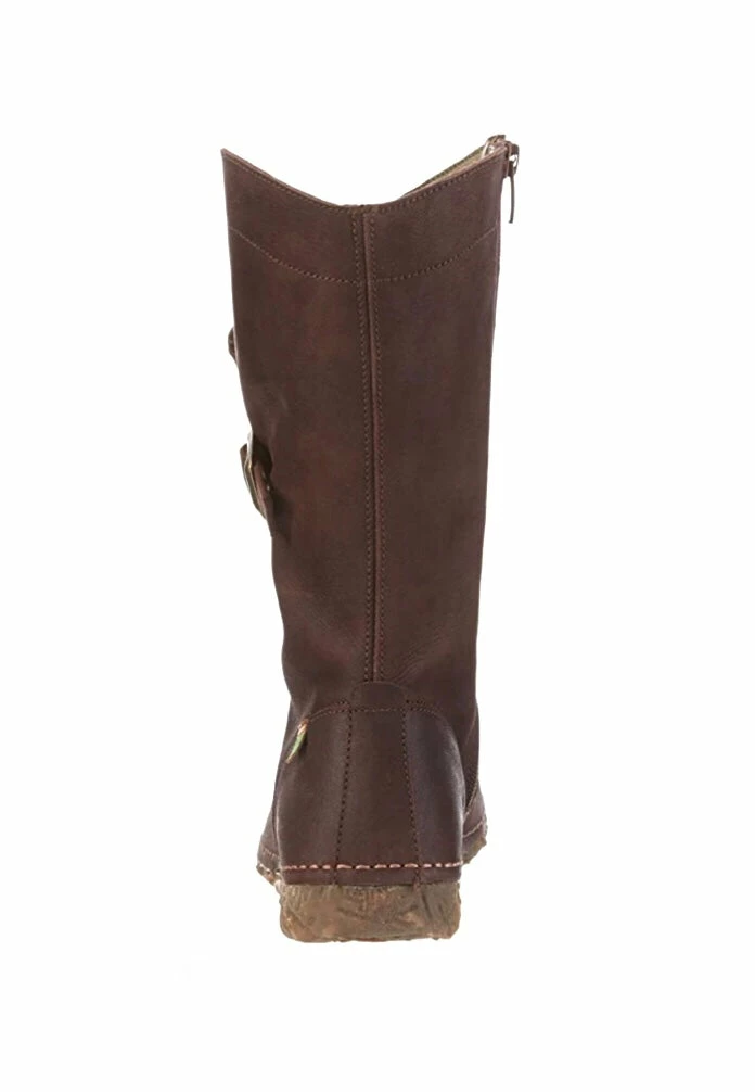 El Naturalista Ladies Boots El Naturalista N916 Brown Mid Calf Zip Boots Made In Spain 6 El Naturalista Ladies Boots El Naturalista N916 Brown Mid Calf Zip Boots Made In Spain - Image 6