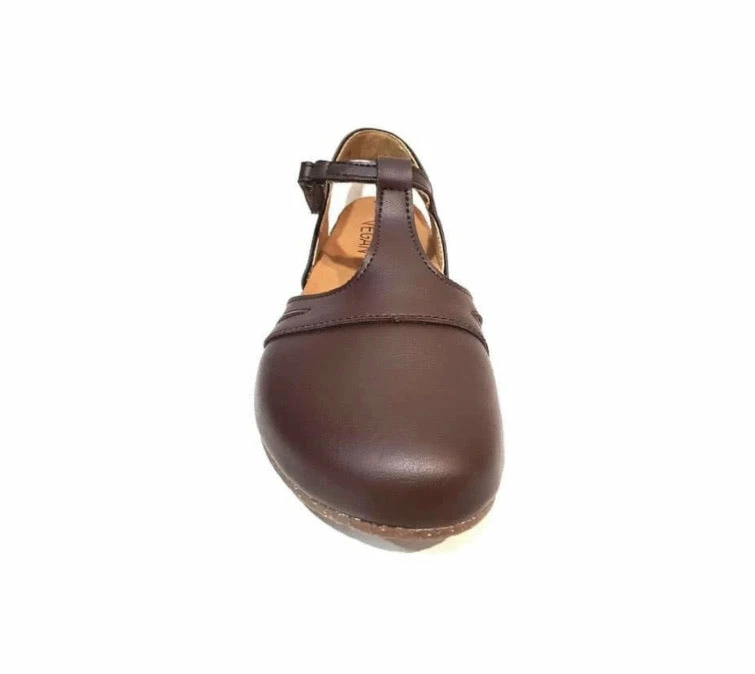 El Naturalista Ladies Shoes El Naturalista N5062 Brown Vegan Mary Jane Flats Made In Spain 3 El Naturalista Ladies Shoes El Naturalista N5062 Brown Vegan Mary Jane Flats Made In Spain - Image 3
