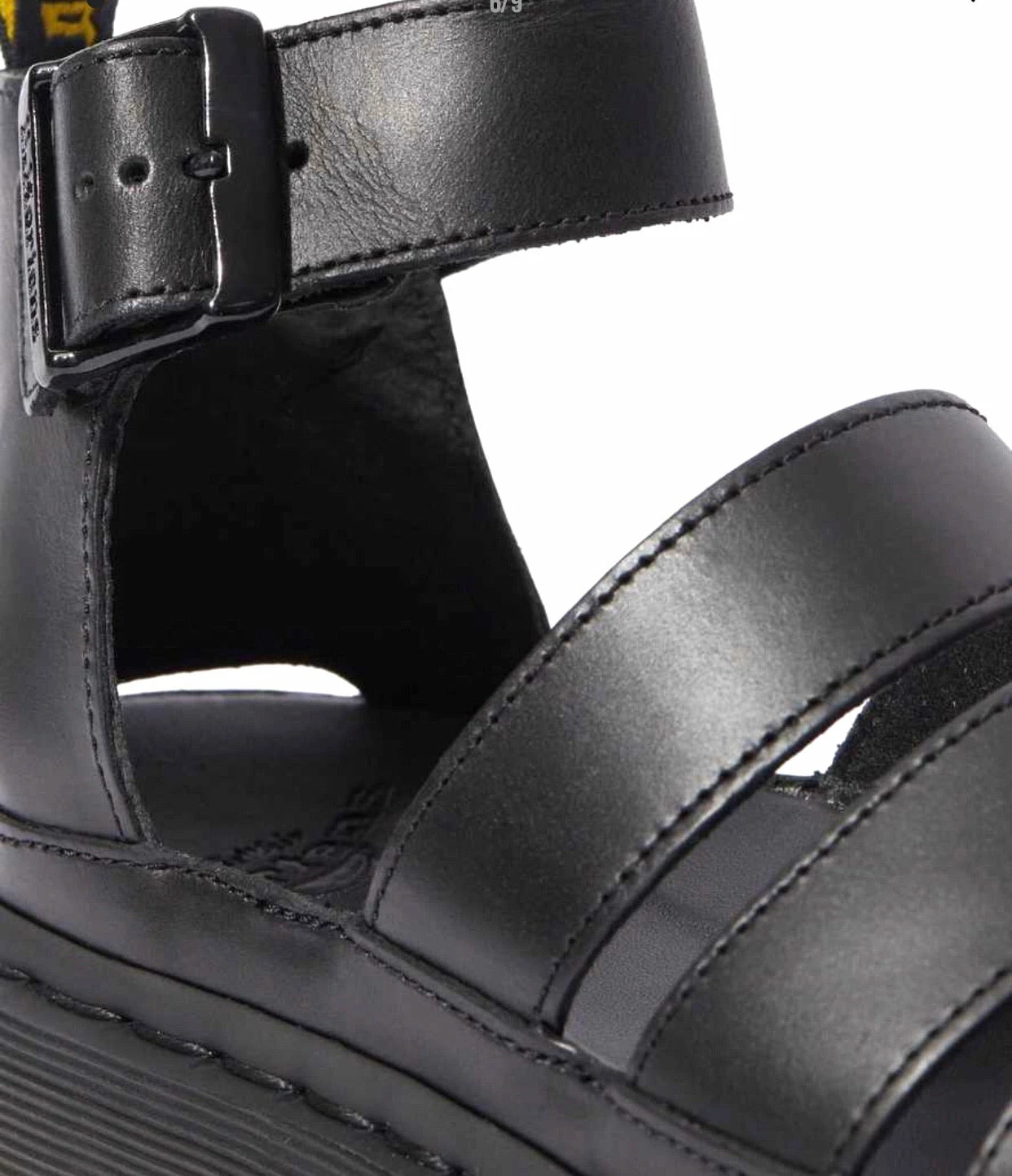 Dr. Martens Shoes Dr. Martens Clarissa II Brando Black Sandal Buckle 3 Ankle Strap 6 Dr. Martens Shoes Dr. Martens Clarissa II Brando Black Sandal Buckle 3 Ankle Strap - Image 6