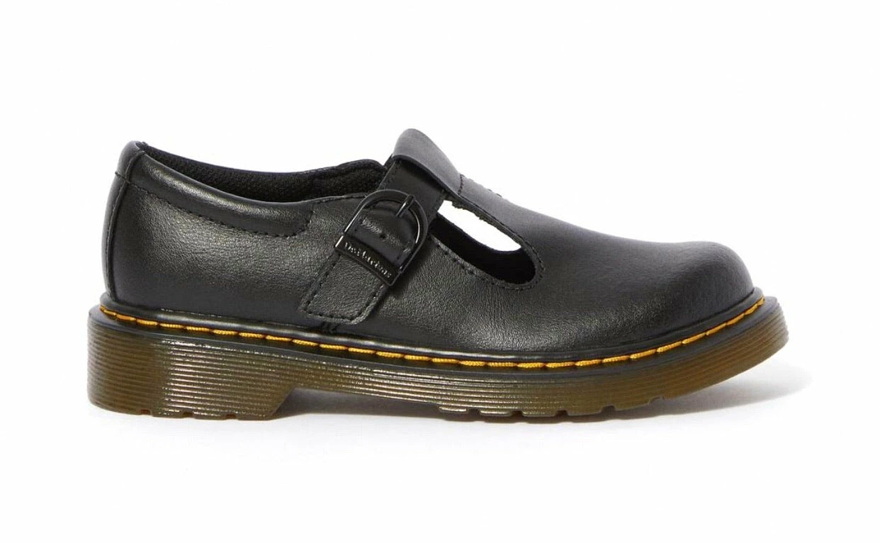 Dr. Martens Kids Shoes Dr. Martens Polley Black Junior Leather Mary Jane 4 Dr. Martens Kids Shoes Dr. Martens Polley Black Junior Leather Mary Jane - Image 4