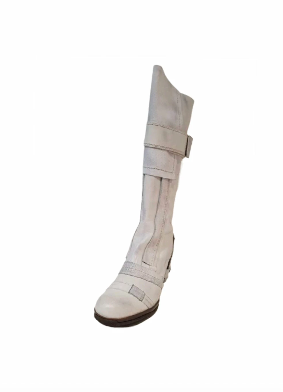 Eject Ladies Boots Eject EJW14-50 White Zip Knee High Boot Made In Portugal 2 Eject Ladies Boots Eject EJW14-50 White Zip Knee High Boot Made In Portugal - Image 2