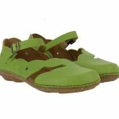El Naturalista Ladies Shoes El Naturalista 5224 Lime Green Mary Jane Made In Spain