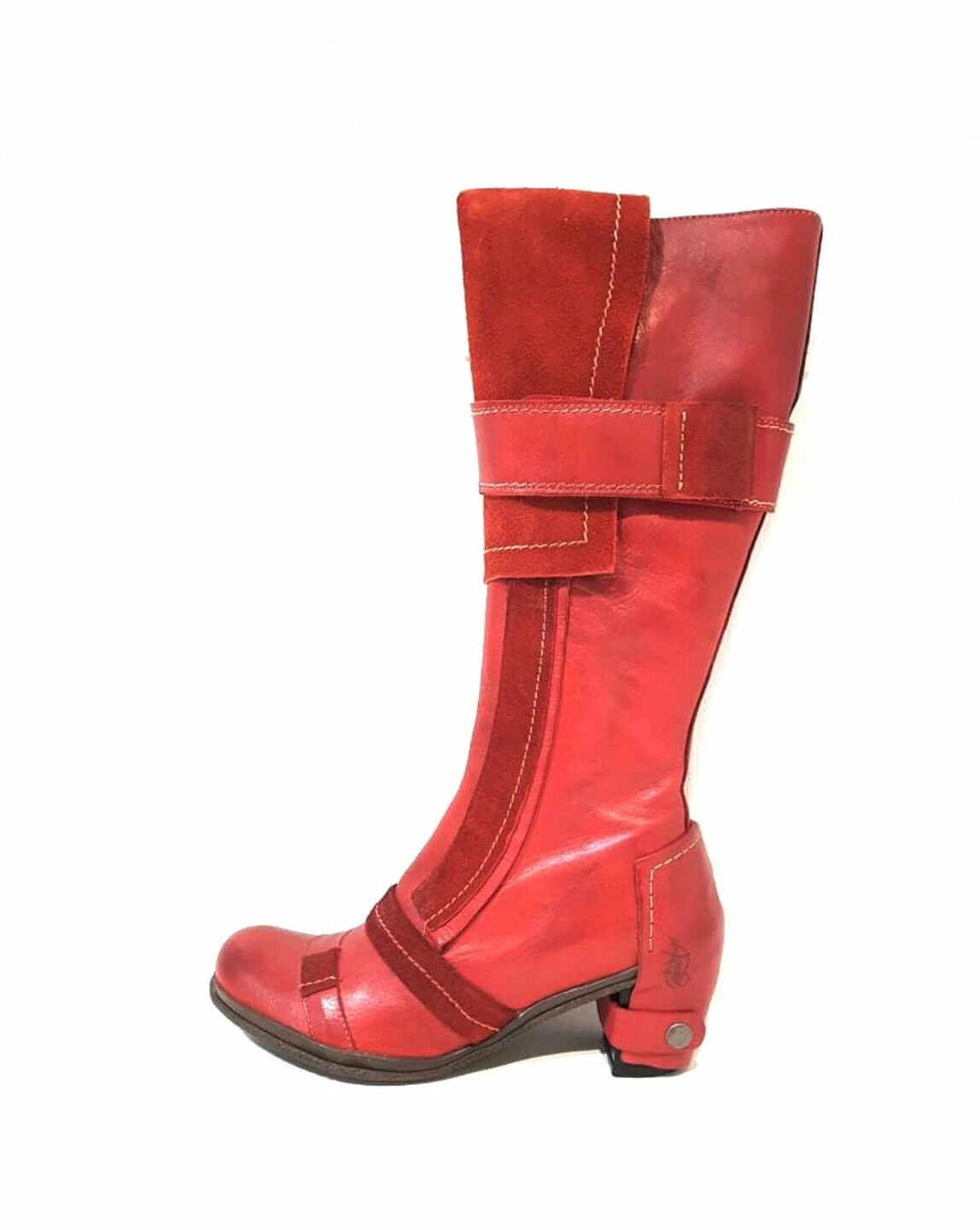 Eject Ladies Boots Eject EJW14-50 Dark Red Zip Knee High Boot Made In Portugal 5 Eject Ladies Boots Eject EJW14-50 Dark Red Zip Knee High Boot Made In Portugal - Image 5