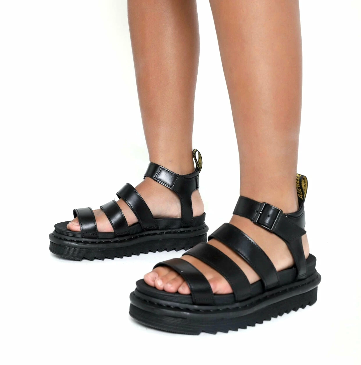 Dr. Martens Shoes Dr. Martens Blaire Chunky Black Sandal Buckle 3 Strap 3 Dr. Martens Shoes Dr. Martens Blaire Chunky Black Sandal Buckle 3 Strap - Image 3
