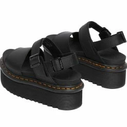 Dr. Martens Shoes Dr. Martens Voss Quad Black Hydro Leather Yellow Stitch Platform Sandal -El Naturalista store image 744f89d0 eb80 4b0b 9b1f e3747ec28ffc 2048x