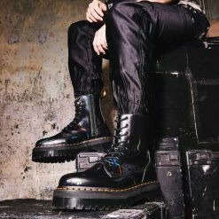 Dr. Martens Boots Dr. Martens Jadon Gunmetal Hologram Platform Ankle 8 Eyelet Boot 13 Dr. Martens Boots Dr. Martens Jadon Gunmetal Hologram Platform Ankle 8 Eyelet Boot -El Naturalista store image 77bfa84d 0795 408d 9f3b 8ae82b75aac0 2048x