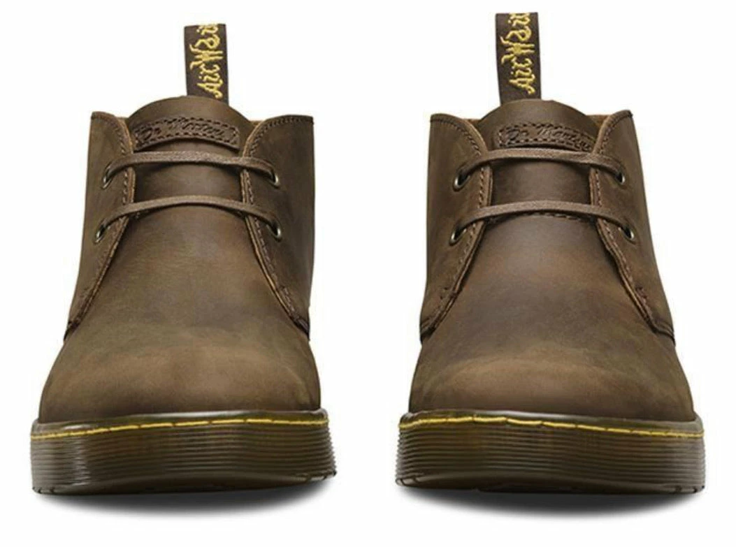 Dr. Martens Boots Dr. Martens Cabrillo Crazy Horse Brown 2 Eyelet Ankle Boot 6 Dr. Martens Boots Dr. Martens Cabrillo Crazy Horse Brown 2 Eyelet Ankle Boot - Image 6