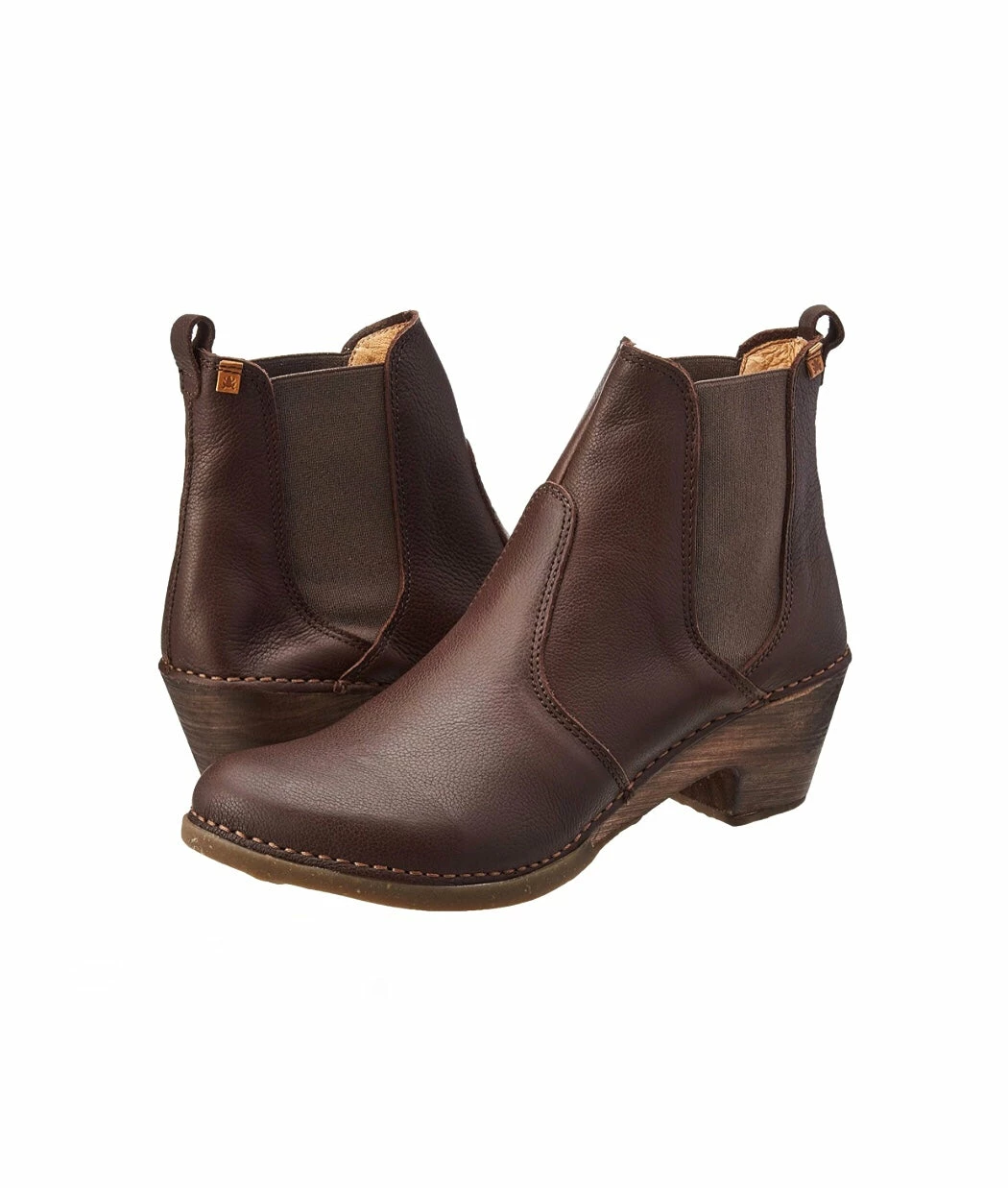 El Naturalista Ladies Boots El Naturalista 5492 Sylvan Brown Pull On Ankle Boot Made In Spain 2 El Naturalista Ladies Boots El Naturalista 5492 Sylvan Brown Pull On Ankle Boot Made In Spain - Image 2