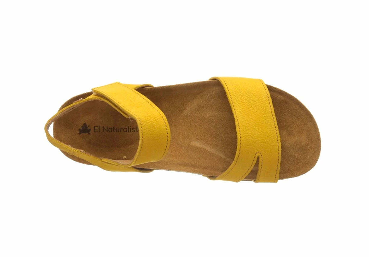 El Naturalista Ladies Shoes El Naturalista 5790 Curry Yellow Balance Pleasant Sandals Made In Spain 4 El Naturalista Ladies Shoes El Naturalista 5790 Curry Yellow Balance Pleasant Sandals Made In Spain - Image 4
