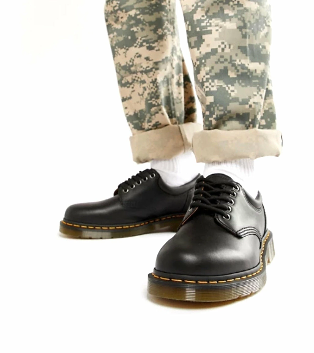 Dr. Martens Shoes Dr. Martens 8053 Nappa Black 5 Eyelet Shoe 7 Dr. Martens Shoes Dr. Martens 8053 Nappa Black 5 Eyelet Shoe - Image 7