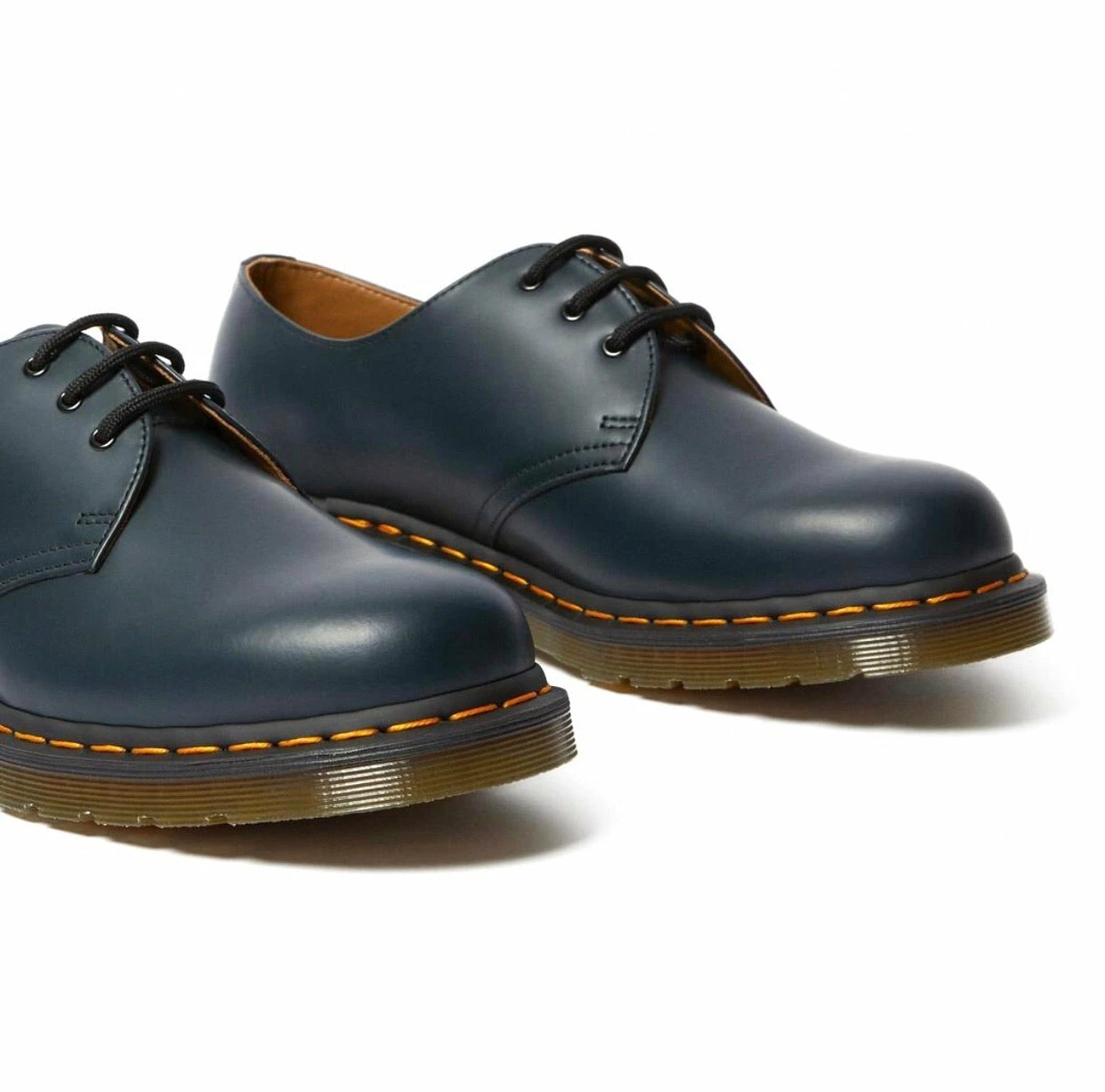 Dr. Martens Shoes Dr. Martens 1461 Navy Blue Smooth 3 Eyelet Shoe 2 Dr. Martens Shoes Dr. Martens 1461 Navy Blue Smooth 3 Eyelet Shoe - Image 2