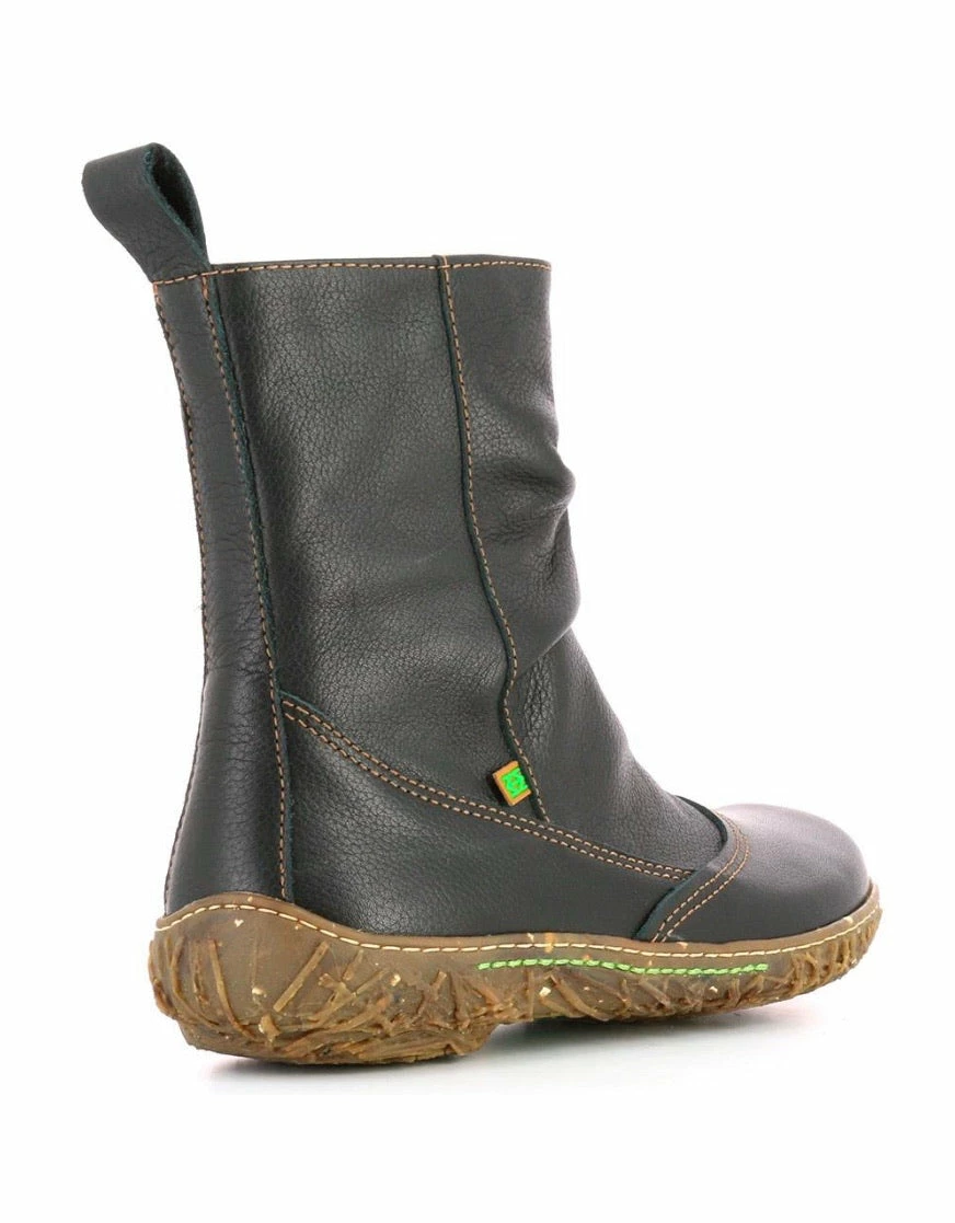 El Naturalista Ladies Boots El Naturalista N722 Black Zip Mid Calf Boots Made In Spain 4 El Naturalista Ladies Boots El Naturalista N722 Black Zip Mid Calf Boots Made In Spain - Image 4