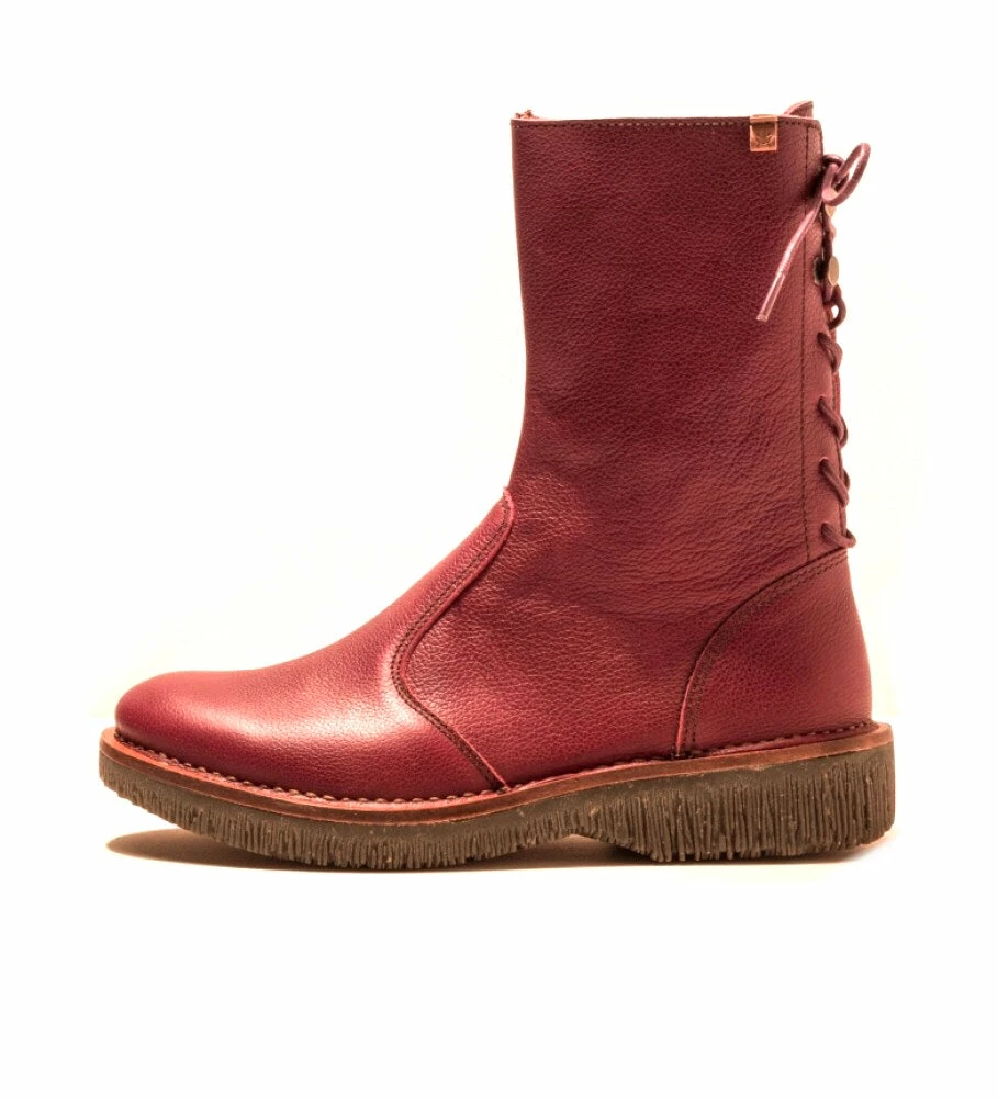El Naturalista Ladies Boots El Naturalista 5577 Cereza Red Volcano Zip Lace Up Boots Made In Spain 1 El Naturalista Ladies Boots El Naturalista 5577 Cereza Red Volcano Zip Lace Up Boots Made In Spain