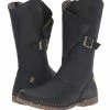 El Naturalista Ladies Boots El Naturalista N916 Black Mid Calf Zip Boots Made In Spain