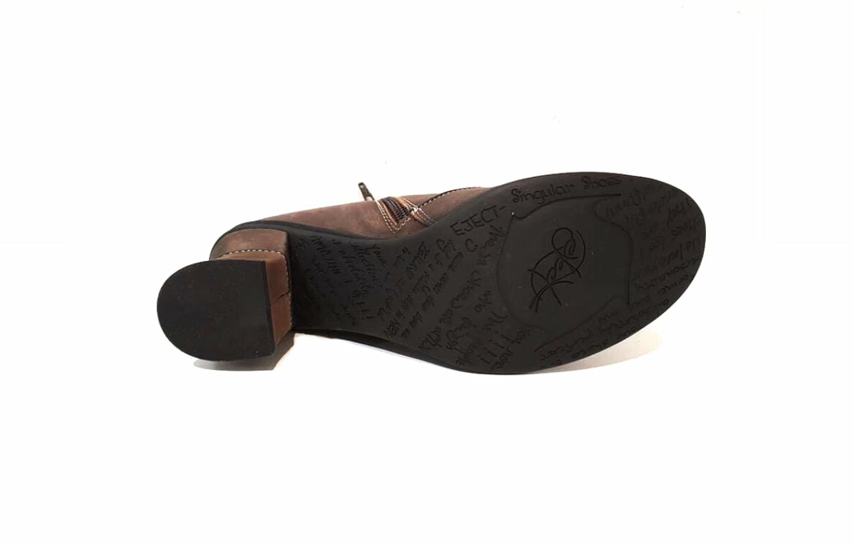 Eject Ladies Boots Eject EJW16-18 Brown Zip Chelsea Ankle Boot Made In Portugal 3 Eject Ladies Boots Eject EJW16-18 Brown Zip Chelsea Ankle Boot Made In Portugal - Image 3