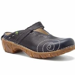El Naturalista Ladies Shoes El Naturalista N096 Black Clog Made In Spain