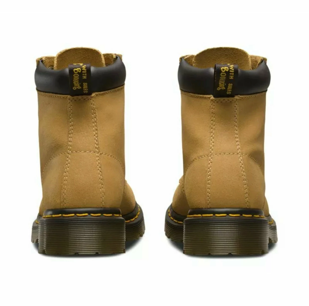 Dr. Martens Boots Dr. Martens 939 Tan Brun Clair Greasy Suede 6 Eyelet Ankle Boot 3 Dr. Martens Boots Dr. Martens 939 Tan Brun Clair Greasy Suede 6 Eyelet Ankle Boot - Image 3