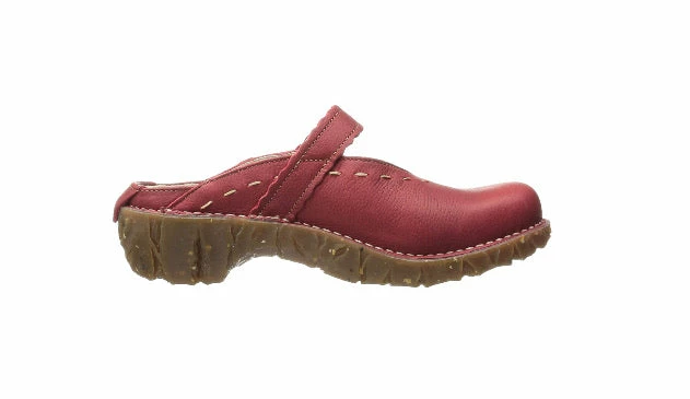 El Naturalista Ladies Shoes El Naturalista N096 Tibet Red Clog Made In Spain 5 El Naturalista Ladies Shoes El Naturalista N096 Tibet Red Clog Made In Spain - Image 5