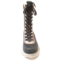 Eject Ladies Boots Eject EJW19-13 Grey Black 11 Eyelet Zip Mid Calf Boot Made In Portugal -El Naturalista store image a1bdc455 3e1a 4e46 9e57 f0450125192d 2048x