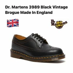 Dr. Martens Shoes Dr. Martens 3989 Black Vintage Brogue Made In England