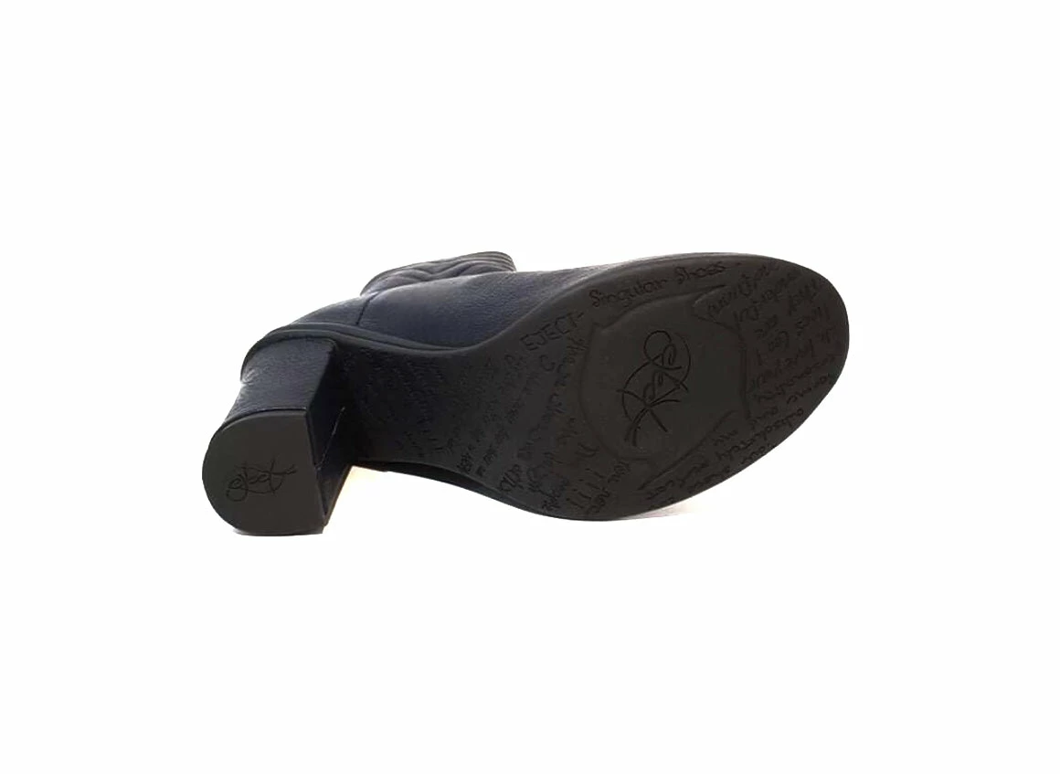 Eject Ladies Boots Eject EJW21-07 Navy Back Zip Ankle Boot Made In Portugal 3 Eject Ladies Boots Eject EJW21-07 Navy Back Zip Ankle Boot Made In Portugal - Image 3