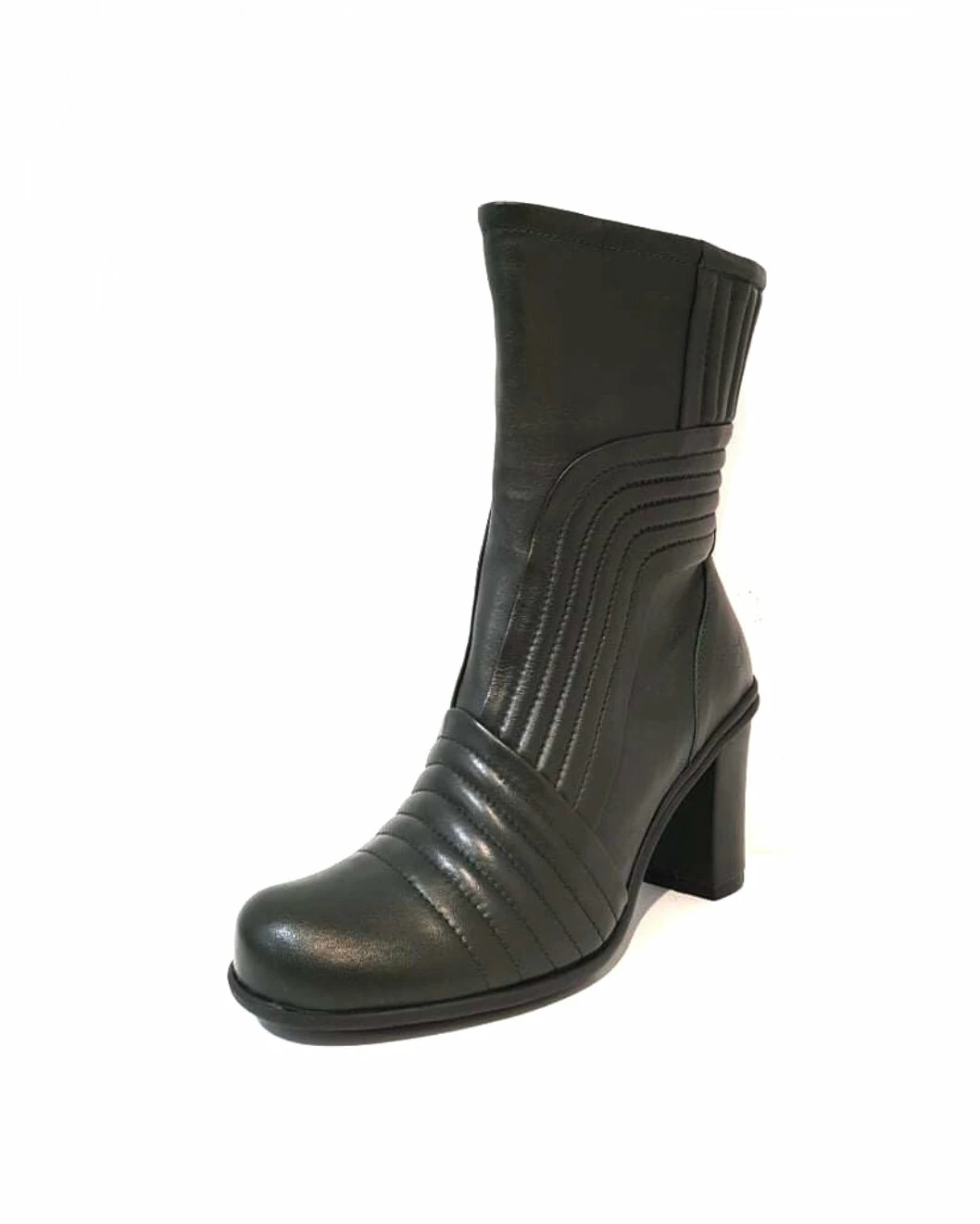 Eject Ladies Boots Eject EJW21-08 Green Zip Mid Calf Boot Made In Portugal 1 Eject Ladies Boots Eject EJW21-08 Green Zip Mid Calf Boot Made In Portugal