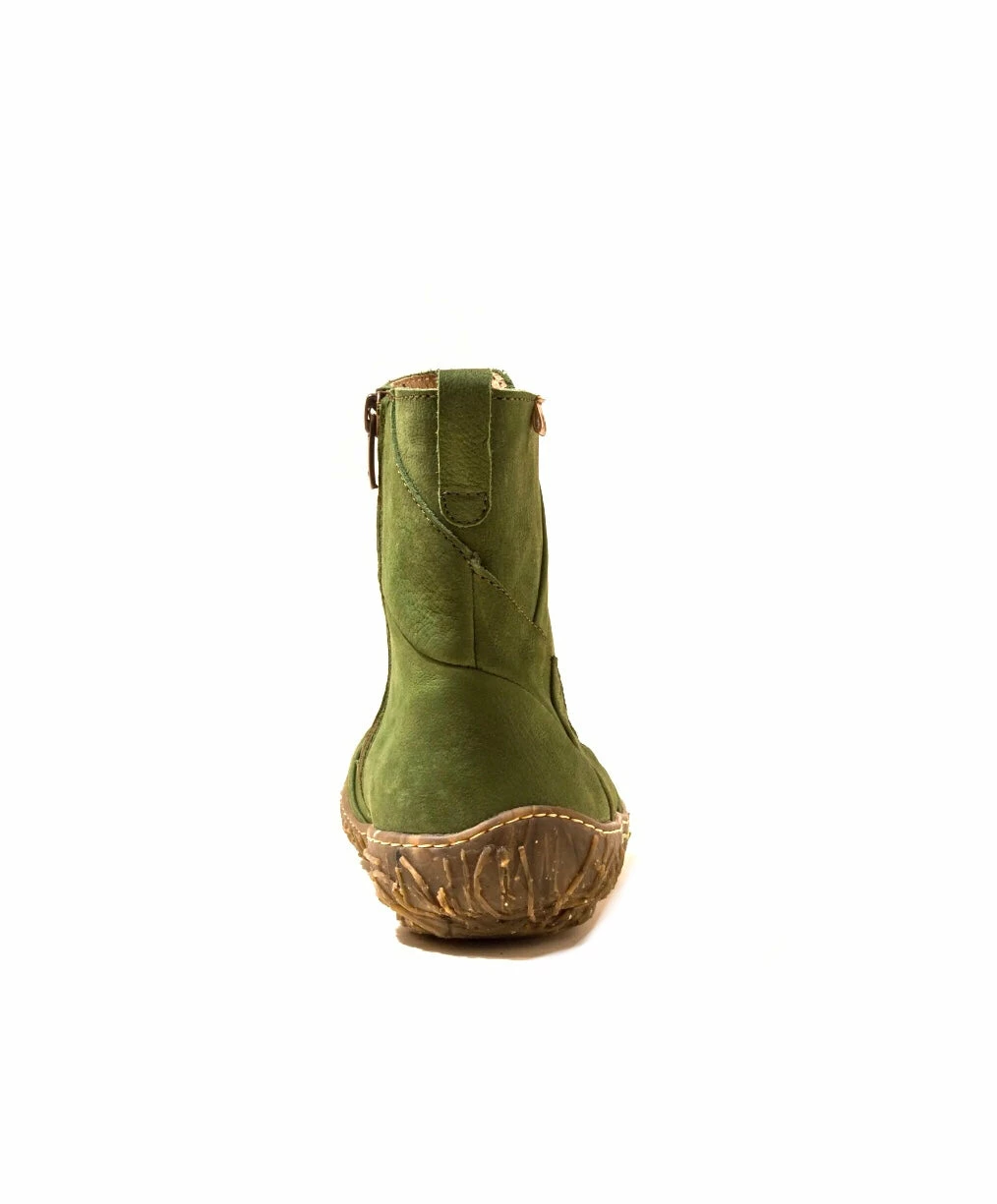 El Naturalista Ladies Boots El Naturalista 5450 Selva Green Nido Zip Ankle Boot Made In Spain 3 El Naturalista Ladies Boots El Naturalista 5450 Selva Green Nido Zip Ankle Boot Made In Spain - Image 3