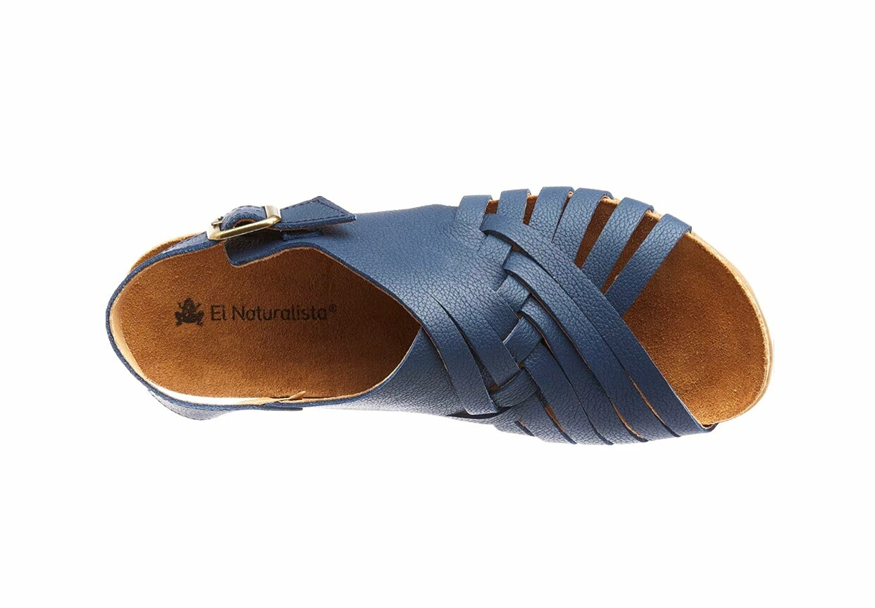 El Naturalista Ladies Shoes El Naturalista 5246 Zumaia Ocean Blue Natural Grain Sandals Made In Spain 3 El Naturalista Ladies Shoes El Naturalista 5246 Zumaia Ocean Blue Natural Grain Sandals Made In Spain - Image 3
