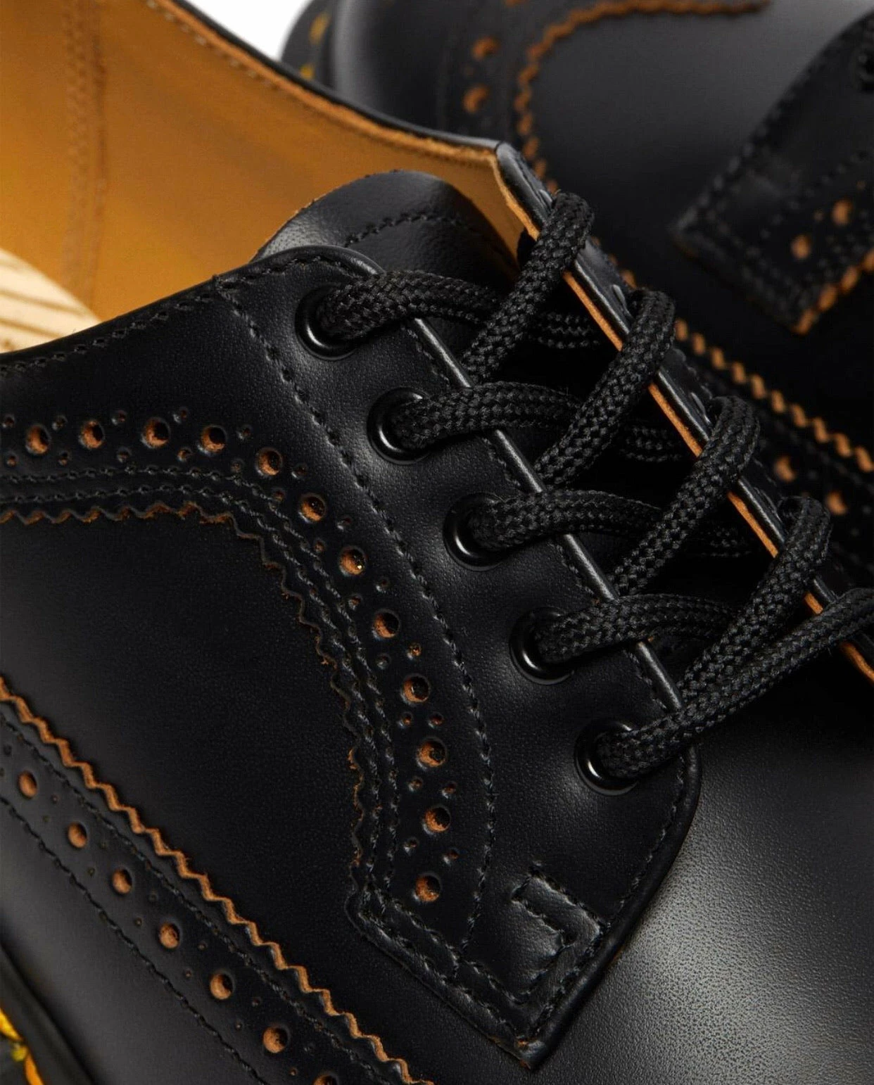 Dr. Martens Shoes Dr. Martens 3989 Black Vintage Brogue Made In England 3 Dr. Martens Shoes Dr. Martens 3989 Black Vintage Brogue Made In England - Image 3