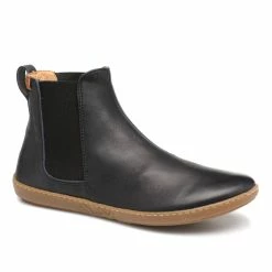 El Naturalista Ladies Boots El Naturalista 5307 Black Ankle Pull On Boot Made In Spain