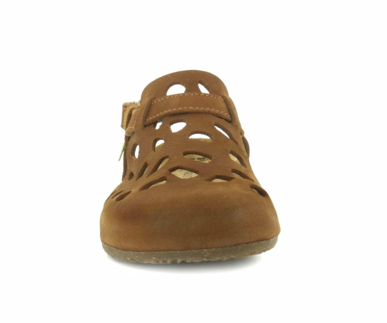 El Naturalista Ladies Shoes El Naturalista 5063 Wood Flats Sandals Made In Spain 6 El Naturalista Ladies Shoes El Naturalista 5063 Wood Flats Sandals Made In Spain - Image 6