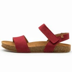 El Naturalista Ladies Shoes El Naturalista 5790 Tibet Red Balance Pleasant Sandals Made In Spain
