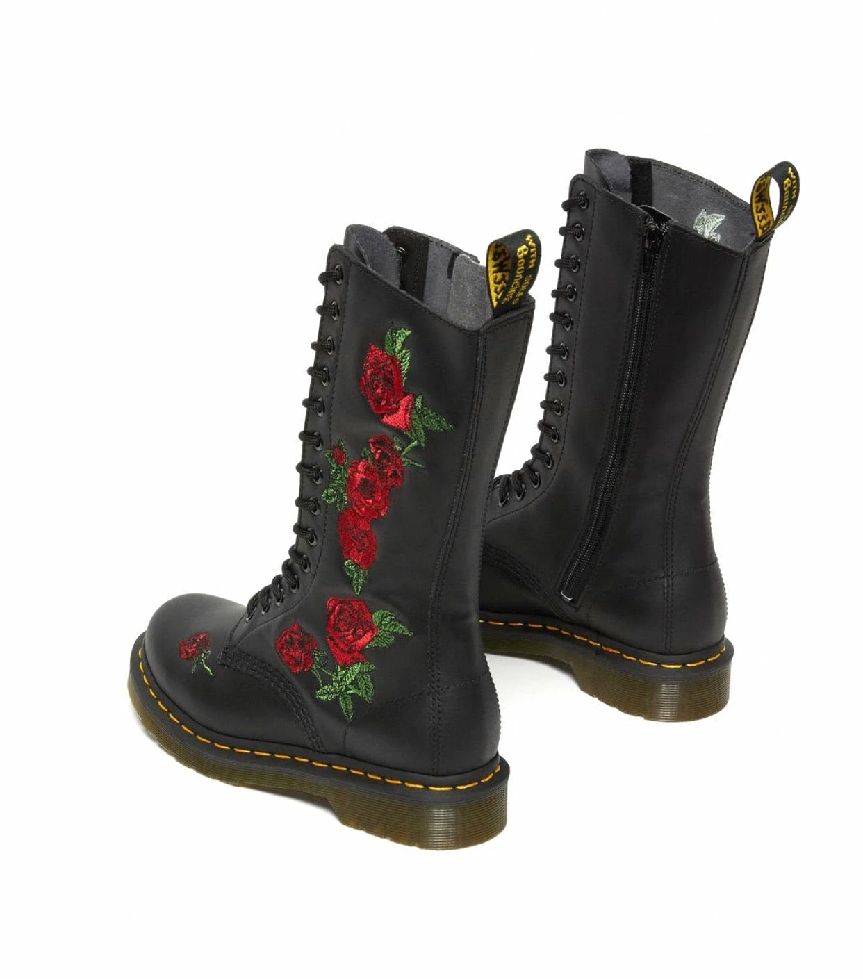 Dr. Martens Boots Dr. Martens 1914 Vonda Black Softy T 14 Eyelet Boot 4 Dr. Martens Boots Dr. Martens 1914 Vonda Black Softy T 14 Eyelet Boot - Image 4
