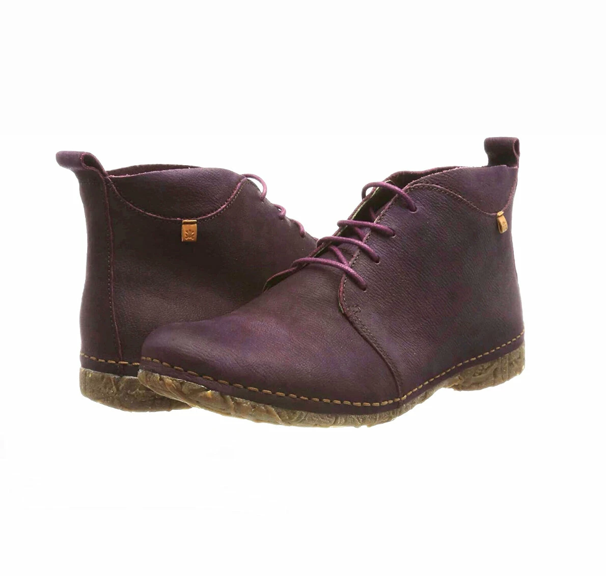 El Naturalista Ladies Boots El Naturalista N974 Mora Purple Lace Up Ankle Boot Made In Spain 7 El Naturalista Ladies Boots El Naturalista N974 Mora Purple Lace Up Ankle Boot Made In Spain - Image 7