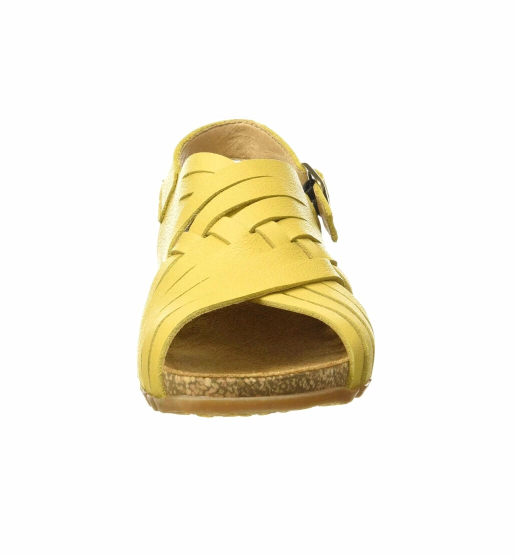 El Naturalista Ladies Shoes El Naturalista 5246 Zumaia Natural Grain Corn Yellow Sandals Made In Spain 5 El Naturalista Ladies Shoes El Naturalista 5246 Zumaia Natural Grain Corn Yellow Sandals Made In Spain - Image 5