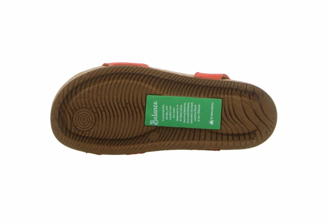 El Naturalista Ladies Shoes El Naturalista 5790 Coral Red Balance Pleasant Sandals Made In Spain 5 El Naturalista Ladies Shoes El Naturalista 5790 Coral Red Balance Pleasant Sandals Made In Spain - Image 5