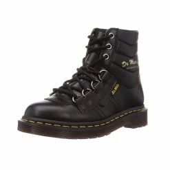 Dr. Martens Boots Dr. Martens Kamin Black Smooth Vintage Ankle 7 Eyelet Boot