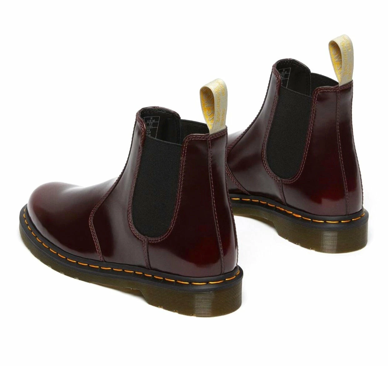 Dr. Martens Boots Dr. Martens 2976 Cherry Red Vegan Chelsea Boot 3 Dr. Martens Boots Dr. Martens 2976 Cherry Red Vegan Chelsea Boot - Image 3