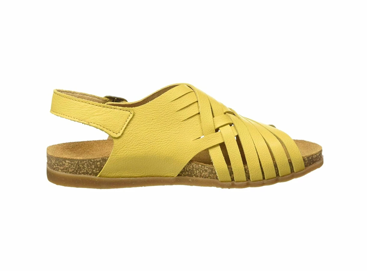 El Naturalista Ladies Shoes El Naturalista 5246 Zumaia Natural Grain Corn Yellow Sandals Made In Spain 1 El Naturalista Ladies Shoes El Naturalista 5246 Zumaia Natural Grain Corn Yellow Sandals Made In Spain