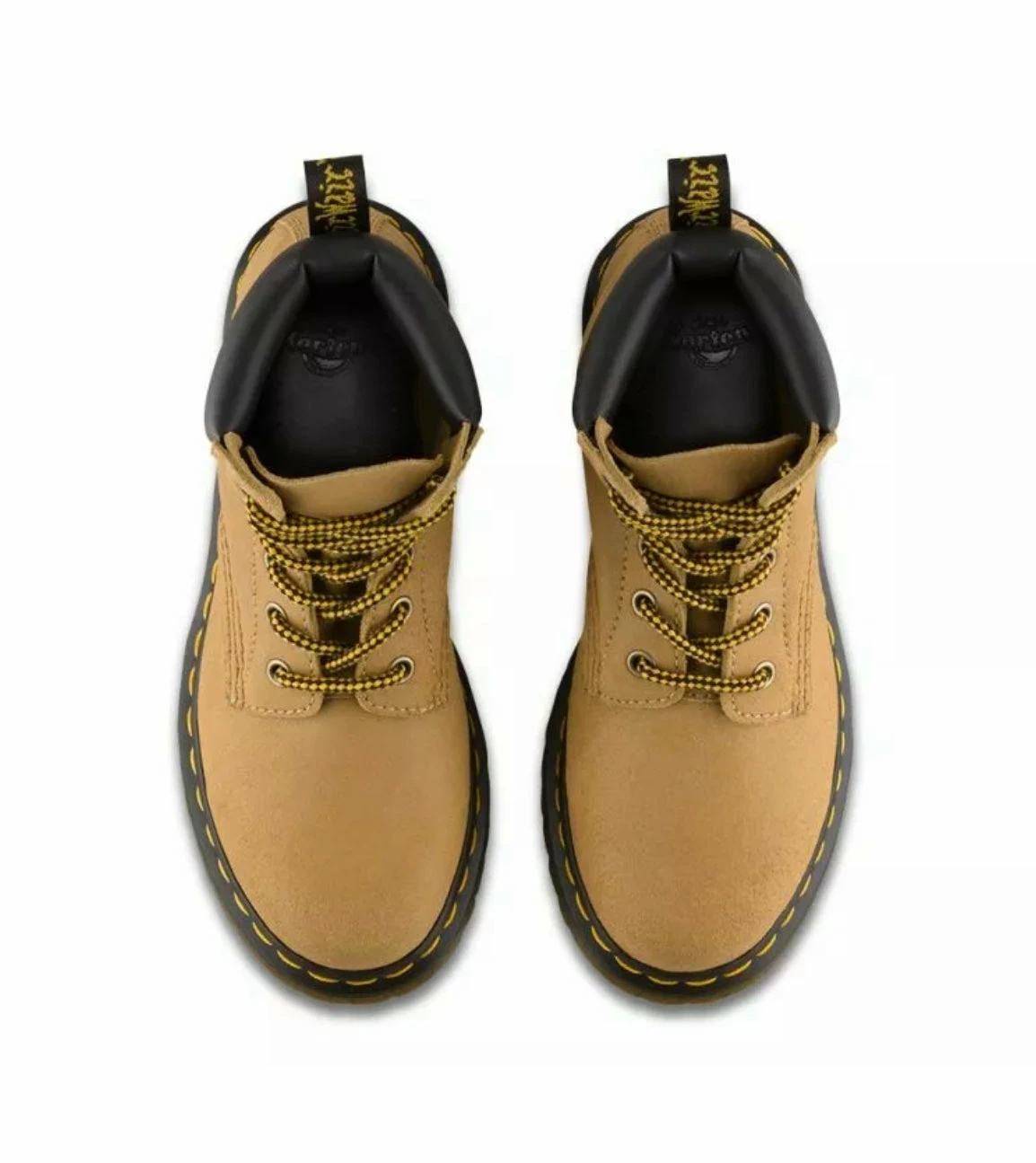 Dr. Martens Boots Dr. Martens 939 Tan Brun Clair Greasy Suede 6 Eyelet Ankle Boot 7 Dr. Martens Boots Dr. Martens 939 Tan Brun Clair Greasy Suede 6 Eyelet Ankle Boot - Image 7