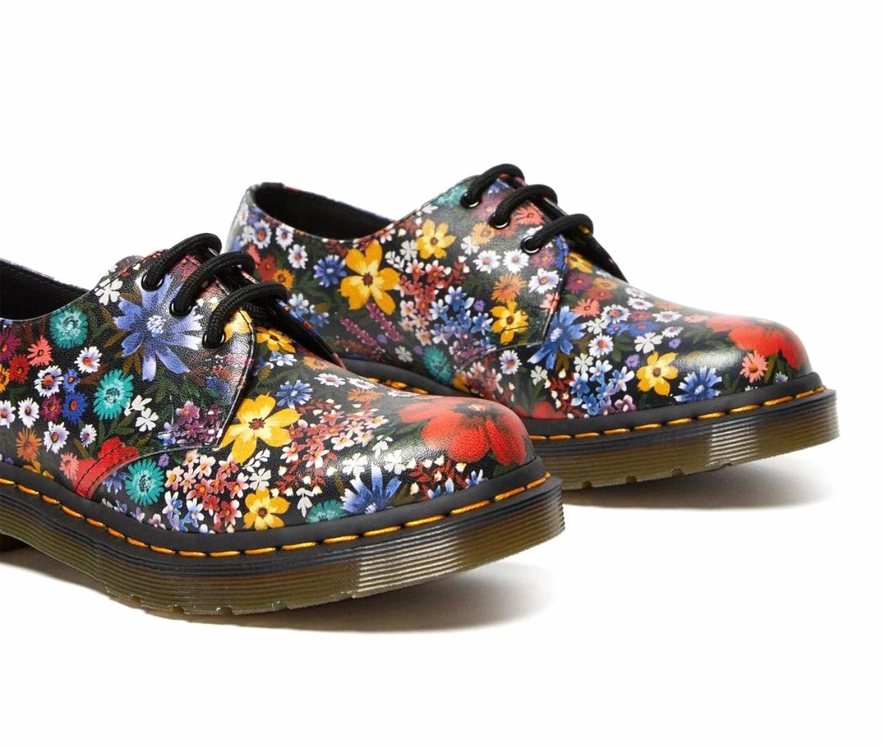 Dr. Martens Shoes Dr. Martens 1461 Multi Wanderlust Smooth Floral 3 Eyelet Shoe 2 Dr. Martens Shoes Dr. Martens 1461 Multi Wanderlust Smooth Floral 3 Eyelet Shoe - Image 2